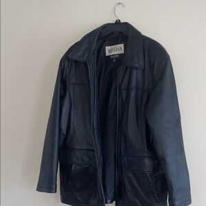 Black Lightweight Shirt Jacket with Relaxed Fit